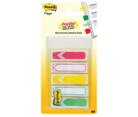Post-it® Index Small In a Plastic Dispenser Translucent Assorted Colours 5 x 20 Pack
