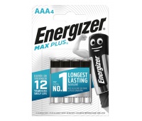 Bateria ENERGIZER Max Plus, AAA, LR03, 1,5V, 4szt., Baterie, Urządzenia i maszyny biurowe