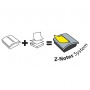 Post-it® Z-Notes PRO Dispenser Black + 1 Pad Super Sticky Z-Notes, 76 mm x 76 mm