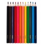 Colored pencils GIMBOO Jumbo, hexagonal shape, 12 pcs, assorted colors