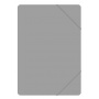 Elasticated File OFFICE PRODUCTS, PP, A4, 500 micr., grey
