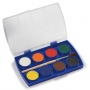 Farby akwarelowe KEYROAD, zawieszka, z pędzelkiem, 8 kolorów, Plastyka, Artykuły szkolne
