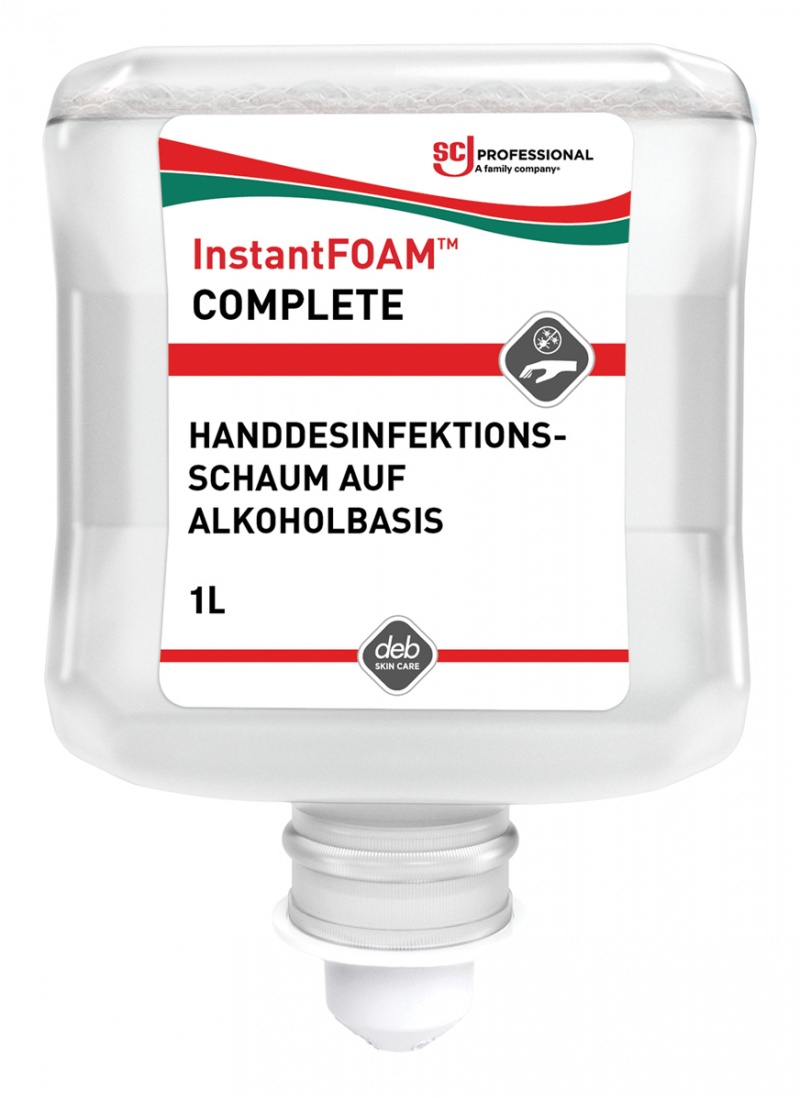 DEB Instatn Foam Complete foaming sanitizer, dispenser supply, 1000ml