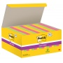 Sticky notes POST-IT® Super Sticky (622-P24SSCOL), 47,6x47,6mm, 90 sheets/pad, 18 + 6 pads FREE, color mix, Self-adhesive pads, Paper and labels, EKO-CERT