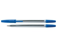 Długopis OFFICE PRODUCTS, 1,0mm, niebieski, Długopisy, Artykuły do pisania i korygowania