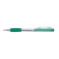 Długopis automatyczny OFFICE PRODUCTS, 0,7mm, zielony, Długopisy, Artykuły do pisania i korygowania