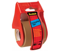 Mini dyspenser do taśm SCOTCH® (C.5020.D), w zestawie taśma pakową, 48mmx20,3m, czerwony, Promocje, ~ Nagrody