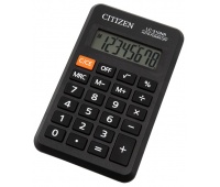 Kalkulator kieszonkowy CITIZEN LC310NR, 8-cyfrowy, 114x69mm, czarny