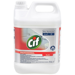 Preparat CIF Diversey 2w1, do mycia sanitariatów i łazienek, 5l, Środki czyszczące, Artykuły higieniczne i dozowniki