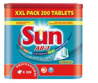 Tabletki do zmywarki SUN Diversey All-in-one, 200szt., Środki czyszczące, Artykuły higieniczne i dozowniki