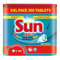 Tabletki do zmywarki SUN Diversey All-in-one, 200szt., Środki czyszczące, Artykuły higieniczne i dozowniki