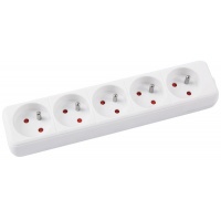 Extension Leads OFFICE PRODUCTS, 5 sockets, 1,5m, white