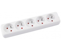 Extension Leads OFFICE PRODUCTS, 5 sockets, 5m, white