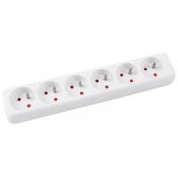 Extension Leads OFFICE PRODUCTS, 6 sockets, 3m, white