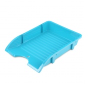 Desk Letter Tray DONAU, shatterproof, PP, A4, turquoise
