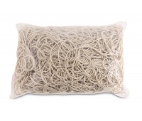 Rubber Bands OFFICE PRODUCTS, diameter 100mm, 1,5x1,5mm, 1000g, white