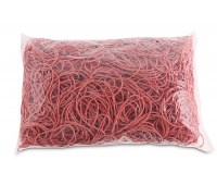 Rubber Bands OFFICE PRODUCTS, diameter 100mm, 1,5x1,5mm, 1000g, red