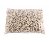 Rubber Bands OFFICE PRODUCTS, diameter 40mm, 1,5x1,5mm, 1000g, white