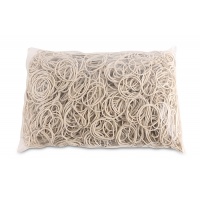 Rubber Bands OFFICE PRODUCTS, diameter 40mm, 1,5x1,5mm, 1000g, white