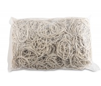 Rubber Bands OFFICE PRODUCTS, diameter 50mm, 1,5x1,5mm, 1000g, white