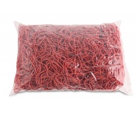 Rubber Bands OFFICE PRODUCTS, diameter 50mm, 1,5x1,5mm, 1000g, red
