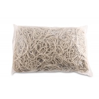 Rubber Bands OFFICE PRODUCTS, diameter 50mm, 1,5x3mm, 1000g, white