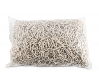 Rubber Bands OFFICE PRODUCTS, diameter 80mm, 1,5x1,5mm, 1000g, white