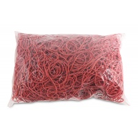Rubber Bands OFFICE PRODUCTS, diameter 80mm, 1,5x1,5mm, 1000g, red