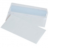 Envelope Self Seal OFFICE PRODUCTS, SK, DL, 110x220mm, 75gsm, 10pcs, white