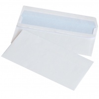 Envelope Self Seal OFFICE PRODUCTS, SK, DL, 110x220mm, 75gsm, 50pcs, white