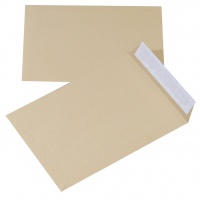 Envelopes with a silicone-coated self-adhesive OFFICE PRODUCTS, HK, B4, 250x353mm, 90gsm, 10pcs, brown