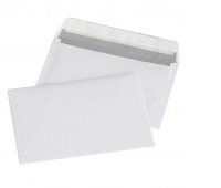 Envelopes with a silicone-coated self-adhesive OFFICE PRODUCTS, HK, C6, 114x162mm, 80gsm, 1000pcs, white