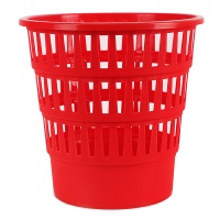 Waste Bins OFFICE PRODUCTS, mesh, 16l, red