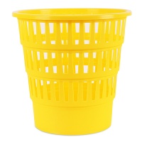 Waste Bins OFFICE PRODUCTS, mesh, 16l, yellow