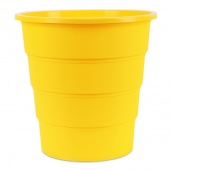 Waste Bins OFFICE PRODUCTS, bucket type, 16l, yellow