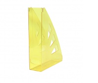 Magazine file OFFICE PRODUCTS, mesh, A4, transparent yellow
