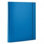 Teczka z gumką OFFICE PRODUCTS, PP, A4/30, 3-skrz., niebieska, Teczki przestrzenne, Archiwizacja dokumentów