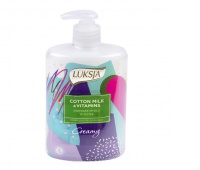 LUKSJA Creamy, Milk & Pro-Vitamin B5 liquid soap, 500ml