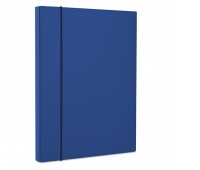 Elasticated File Box OFFICE PRODUCTS, PP, A4/40, navy blue