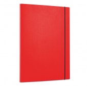 Elasticated File OFFICE PRODUCTS, PP, A4/15, 3 flaps, red
