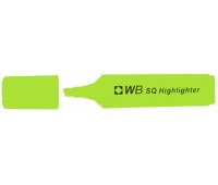 Zakreślacz fluorescencyjny WB SQ, żółty, Textmarkery, Artykuły do pisania i korygowania