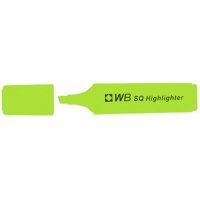 Zakreślacz fluorescencyjny WB SQ, żółty, Textmarkery, Artykuły do pisania i korygowania