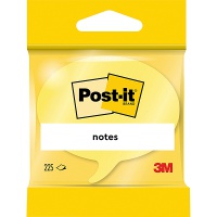 Kostka samoprzylepna POST-IT® (2007SP), 1x225 kart., w kształcie chmurki komiksowej