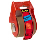 Scotch® Packaging Tape Brown in Hand Dispenser, 1 Roll, 50 mm x 20 m