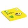 Self-adhesive Pad Q-CONNECT Brilliant, type Z, 76x76mm, 100 sheets, light yellow