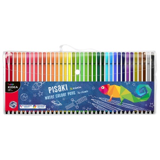 PISAKI W ETUI 36 KOLORÓW KIDEA, Flamastry, Artykuły szkolne