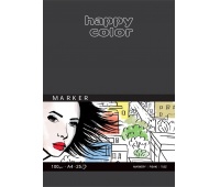 Blok do markerów, ART, 100g, A4, 25 ark, Happy Color, Bloki, Artykuły szkolne