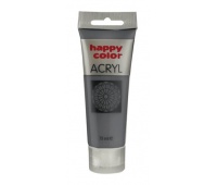 Farba akrylowa 75ml, ciemnoszary niebieskawy, Happy Color, Plastyka, Artykuły szkolne