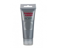 Farba akrylowa 75ml, ciemnoszary zielonkawy, Happy Color, Plastyka, Artykuły szkolne