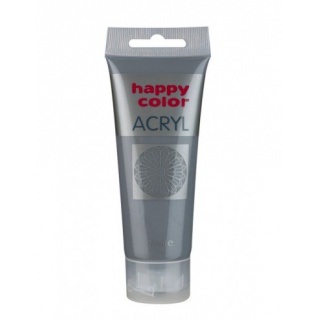 Farba akrylowa 75ml, ciemnoszary zielonkawy, Happy Color, Plastyka, Artykuły szkolne